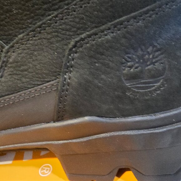 MENS TIMBERLAND ORIGINALS ULTRA WP BOOT BLACK SIZE 10 TB1A44SS015 NEW - Picture 2 of 14